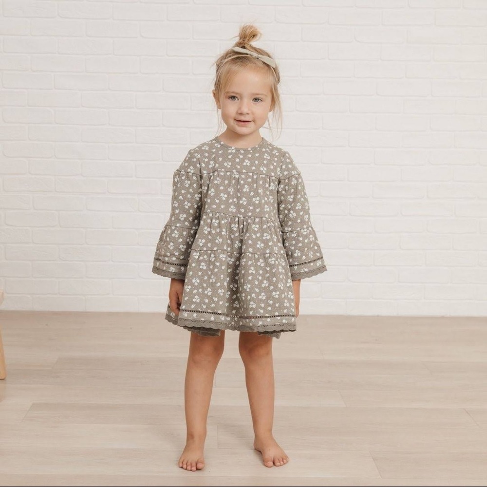 QUINCY MAE BELLE DRESS EUCALYPTUS